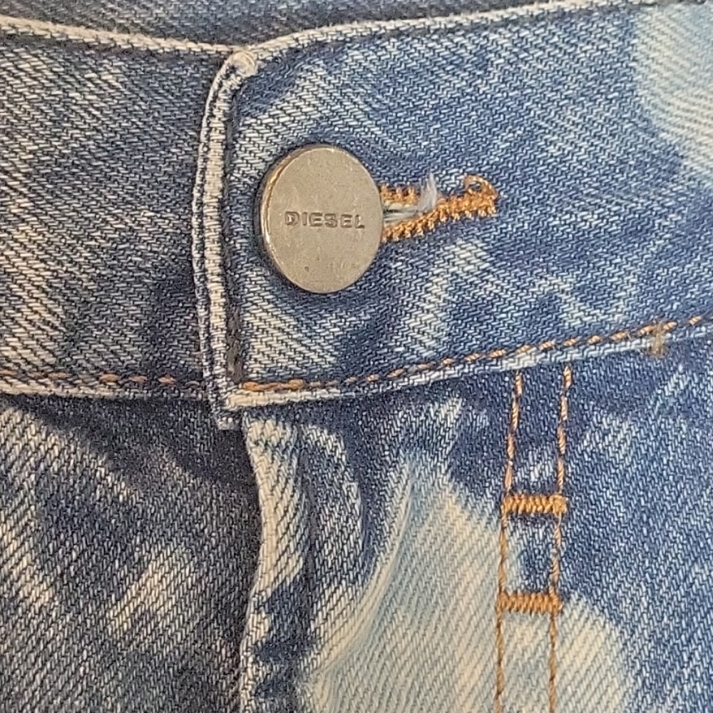 Mens Y2K Diesel Cloud Wash D Jifer Jeans RegularTapered Fit 32x27 - Picture 5 of 12